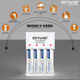 ENVIE (ECR 20 MC+4xAA3200) Rechargeable Battery Charger for AA & AAA Ni-mh/Ni-Cd with AA3200 Infinite Plus 4PL Rechargeable Batteries