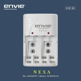 ENVIE (ECR 30) Charger NEXA ECR 30 Smart Charge Control Charger System for AA & AAA & 9V Rechargeable Batteries