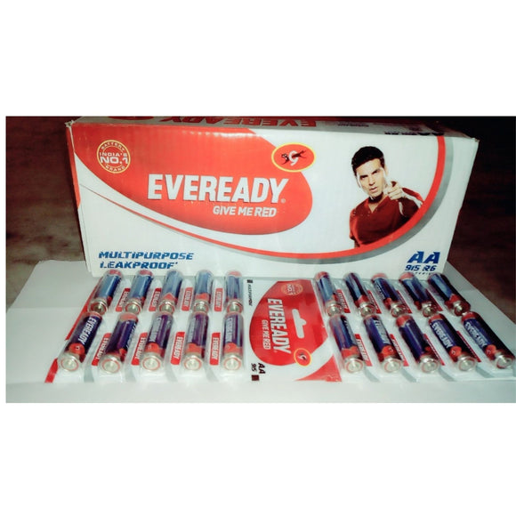 EVEREADY AA 915 MULTIPURPOSE LEAKPROOF 1.5 Volts Blue Battery Pencil cells PACK OF 10