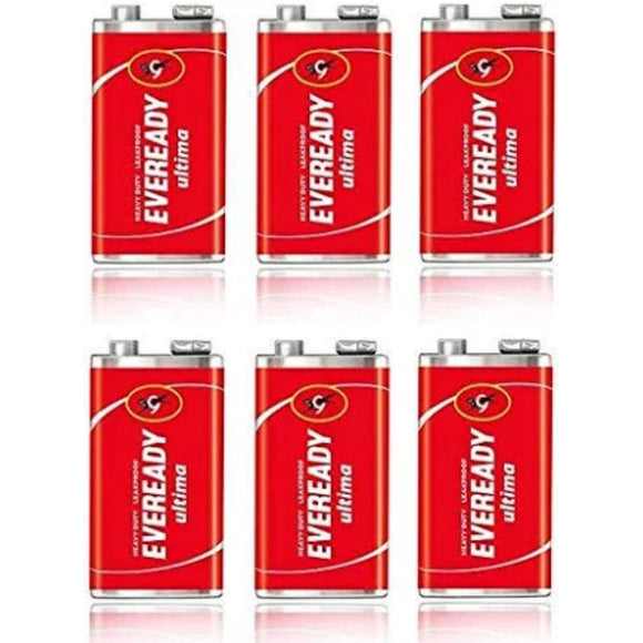 Eveready 1216 9v Alkaline Batteries (6Pcs)