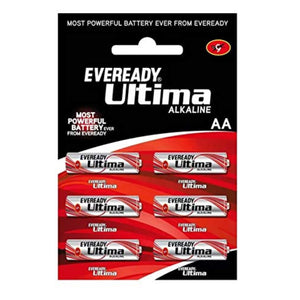 Eveready 2115 Ultima Alkaline AA Battery - 6 Pieces