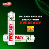Eveready Rechargeable Battery & Charger| 1000 Series | Combo Pack with 4 Batteries & Charger | Low Discharge Mechanism | Ideal for High Drain Devices| 1.2V | India’s No.1 Battery Brand