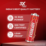 Eveready Carbon Zinc AA Batteries | Pack of 10 | 1.5 Volt | Highly Durable & Leak Proof | AA Battery for Household and Office Devices