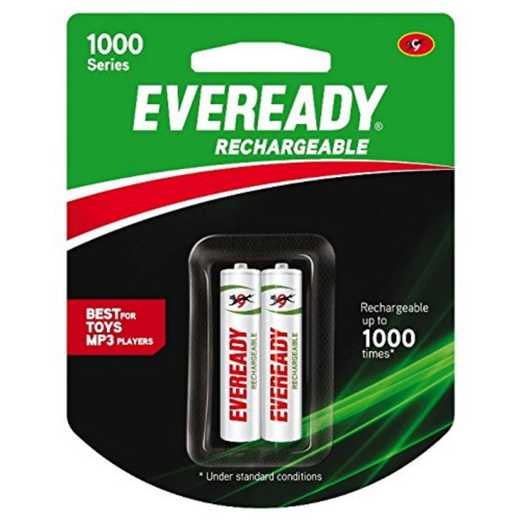 Eveready Rechargeable AAA BP2 600 NIMH Battery (1000 Series)