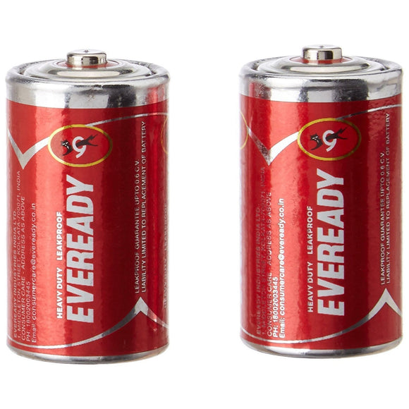 Eveready Red 1050 D Size Batteries - Pack of 2