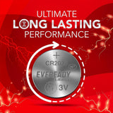Eveready Ultima Coin Battery 3V | CR2025 | Made with High-Purity Lithium | with Child Proof Packaging | Best Suited for Car Key Fobs, Small Remotes, Medical Devices & Sensors | Pack of 5