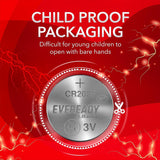 Eveready Ultima Coin Battery 3V | CR2025 | Made with High-Purity Lithium | with Child Proof Packaging | Best Suited for Car Key Fobs, Small Remotes, Medical Devices & Sensors | Pack of 5
