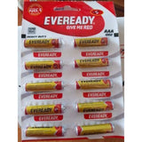 Eveready Zinc Carbon Batteries AAA 1002 Pack of 30