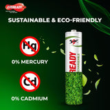 Eveready AA Rechargeable Battery | 1000 Series | Pack of 2 | Durable & Cost Effective | Low Discharge Mechanism | Ideal for High Drain Devices | 1.2V | India’s No.1 Battery Brand