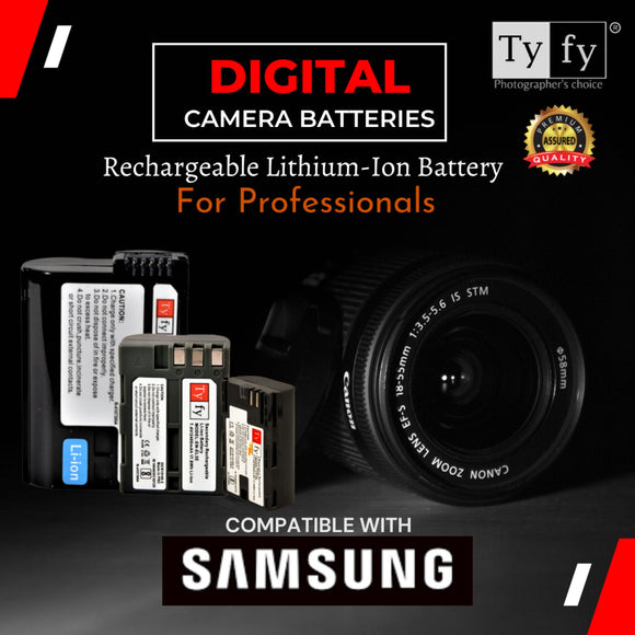 Tyfy Rechargeable Camera Batteries for Samsung Cameras