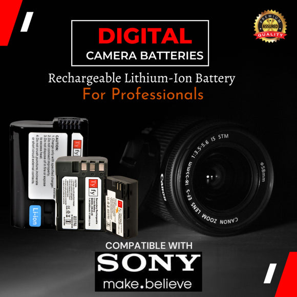 TYFY Rechargeable Camera Batteries for Sony Cameras