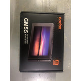 GODOX GM55 5.5 Inch IPS Touch Screen On-Camera Monitor 1920 x 1080 IPS Screen Support 4K HDMI Output Compatible 3D LUT Rec.709 Compatible with F550/F750/F970