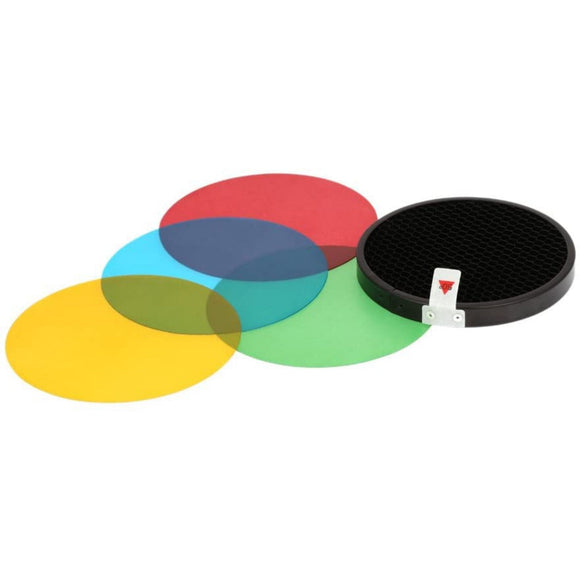 Godox AD-S11/ AD-S12 Filter Gel Pack with Honeycomb Grid Reflector Kit For AD360