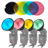 Godox AD-S11/ AD-S12 Filter Gel Pack with Honeycomb Grid Reflector Kit For AD360