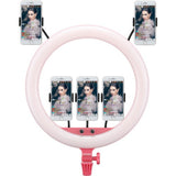 Godox LR150 Bi Color 18 Inches Ring Light Pink