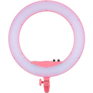 Godox LR160 Bi Color 19.4 Inches Ring Light Pink