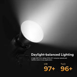 Godox Litemons LA200D LED Video Light, 5600K, Bowens Mount, CRI 96+ TLCI 97+, 8 FX Effect, 0-100% Dimming, APP Control, for Film Shooting, Wedding, Live Broadcast, Portrait