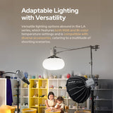 Godox Litemons LA300Bi Studio Bi-Color LED Video Light 330W Photography Light Lamp 2800-6500K CRI95+ Bowens Mount APP Control with Reflector for Home Studio Vlog Live Streaming Portrait Photography