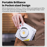 GODOX ML100Bi / 15° lens reflector / 1/4"-20 mount/CRI/TLCI ratings of 97/98, 120W power output