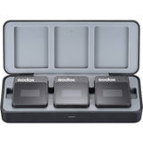 Godox MoveLink II M2 Compact 2-Person Wireless Microphone System for Cameras & Smartphones Black