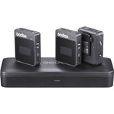 Godox MoveLink II M2 Compact 2-Person Wireless Microphone System for Cameras & Smartphones Black