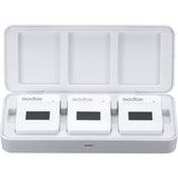 Godox MoveLink II M2 Compact 2-Person Wireless Microphone System for Cameras & Smartphones White