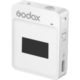 Godox MoveLink II M2 Compact 2-Person Wireless Microphone System for Cameras & Smartphones White