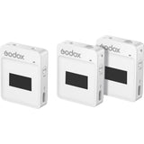 Godox MoveLink II M2 Compact 2-Person Wireless Microphone System for Cameras & Smartphones White