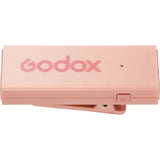 Godox MoveLink Mini LT 2-Person Wireless Microphone System for Cameras & iOS Devices - Cherry Pink