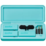 Godox MoveLink Mini UC 2-Person Wireless Microphone System for Cameras & Mobile Devices - Macaron Green
