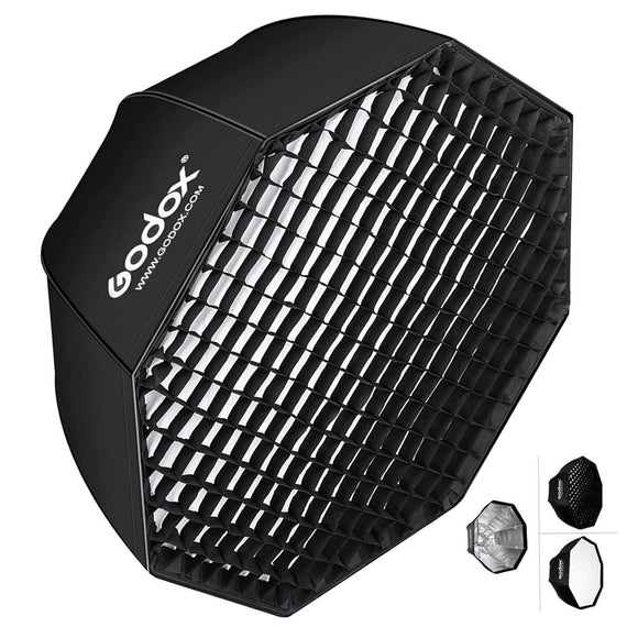 Godox SB GUE80 80cm / 32 Inch Portable Octagon Honeycomb Grid Umbrella Speedlite Softbox with Bowens Mount