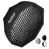 Godox SB GUE80 80cm / 32 Inch Portable Octagon Honeycomb Grid Umbrella Speedlite Softbox with Bowens Mount