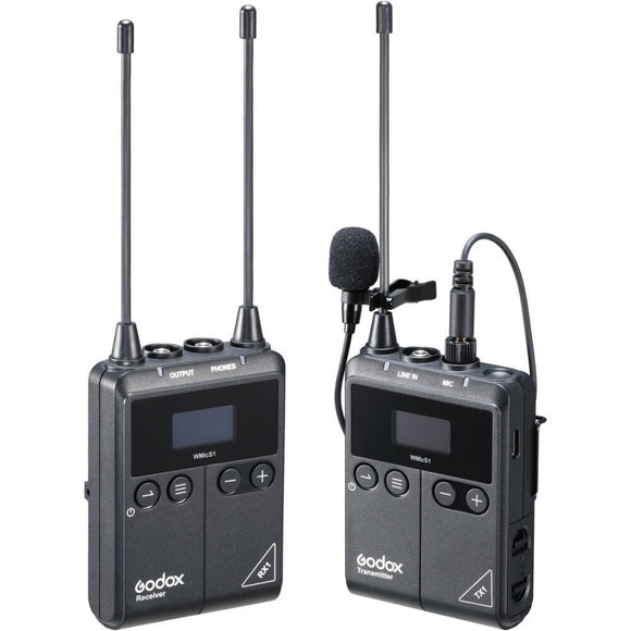 Godox WMicS1 Kit 1 Camera-Mount Wireless Omni Lavalier Microphone System