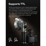 Godox Lux Master Retro TTL HSS Camera Flash,Touch Screen,Wireless Sync, Built in Battery,2.4G Wireless X System Compatible with Sony/Nikon/Canon/Fuji/Leica/Sigma/Panasonic