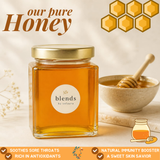 Blends by Velaura Premium Natural Honey Healthy Daily Wellness Honey For Fitness & Health  Rich in Antioxidants & Minerals