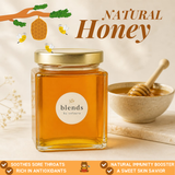 Blends by Velaura Premium Natural Honey Healthy Daily Wellness Honey For Fitness & Health  Rich in Antioxidants & Minerals