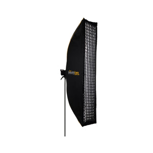 Jenie Strip Box with Grid / 40x180CM / Bowens / Silver