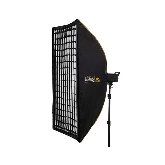 Jenie Strip Box with Grid / 80x120CM / Bowens / Silver