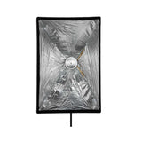 Jenie Strip Box with Grid / 80x120CM / Bowens / Silver