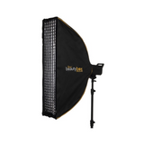 Jenie Strip Box with Grid / 22x90CM / Bowens / Silver