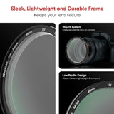 KODAK 46mm Pro Series Camera Lens UV Filter|16 Layer Multi Coating for DSLR Camera Lens|Protection from UV Rays, Dust & Scratches|Aluminum Lens Ring|Waterproof|Black