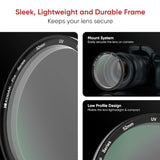KODAK 52mm Pro Series Camera Lens UV Filter|16 Layer Multi Coating for DSLR Camera Lens|Protection from UV Rays, Dust & Scratches|Aluminum Lens Ring|Waterproof|Black