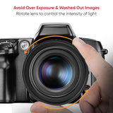 KODAK 86mm Camera Lens VND Filter Pro Series|11 Stops for ND2-ND2000|16 Layer Coating for DSLR Camera Lens Protection from UV Rays, Dust & Scratches|Variable Neutral Density|Black
