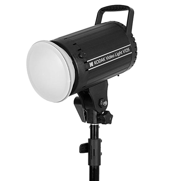 KODAK V125 Video Light with Reflector & Diffuser| Adjustable Color Temperature 3200K-5600K | High Brightness | Flexible Light Weight | CRI 96 with Lamp Cover |Ideal for Shooting & Photography | Remote Control