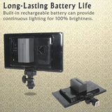 KODAK V576 Video Light Without Battery & Charger with Adjustable Color Temp. 3200K-5600K|576 SMD Led|Ideal for Photography, Shooting|180 Degree Angle Adjustable|Battery Power Indicator|Slim Design