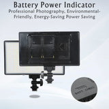 KODAK V576 Video Light Without Battery & Charger with Adjustable Color Temp. 3200K-5600K|576 SMD Led|Ideal for Photography, Shooting|180 Degree Angle Adjustable|Battery Power Indicator|Slim Design