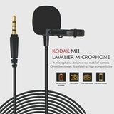 Kodak M11 2.5Mm Lavalier Microphone with Adapter for Smartphones - Auxiliary