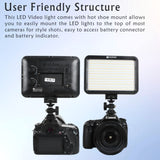 Kodak V351 LED Video Light Compatible with Adjustable Color Temp. 3200K-5600K |  348 SMD Led for Bright Light | Barn Door for Light Focus | Ideal for Photography & Shooting | Built-in Battery Power Indicator