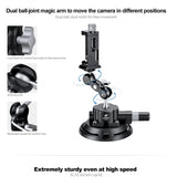 Leofoto Suction cup SC-02 kit, easy adjustment and rugged durability