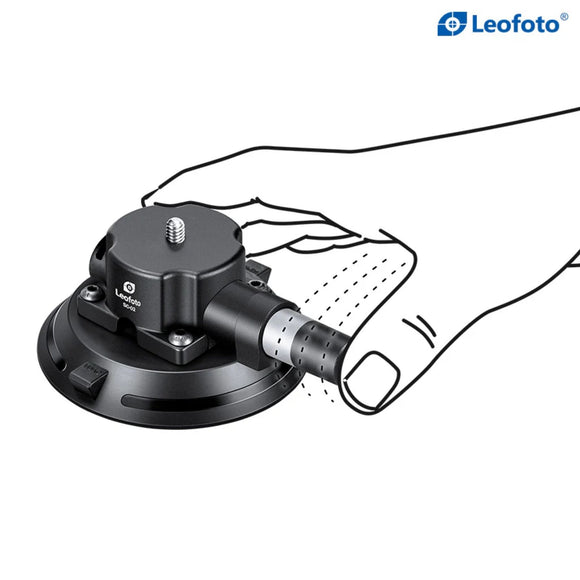 Leofoto Suction cup SC-02 kit, easy adjustment and rugged durability